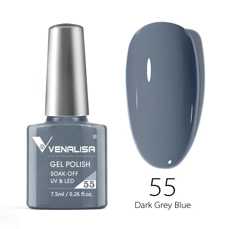 Nail Gel Polish Semi Permanent Gellack Nail Art Salon 120 Color Glitter 7.5ml