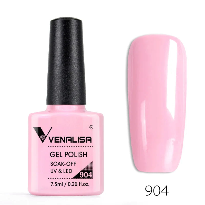 Nail Gel Polish Semi Permanent Gellack Nail Art Salon 120 Color Glitter 7.5ml