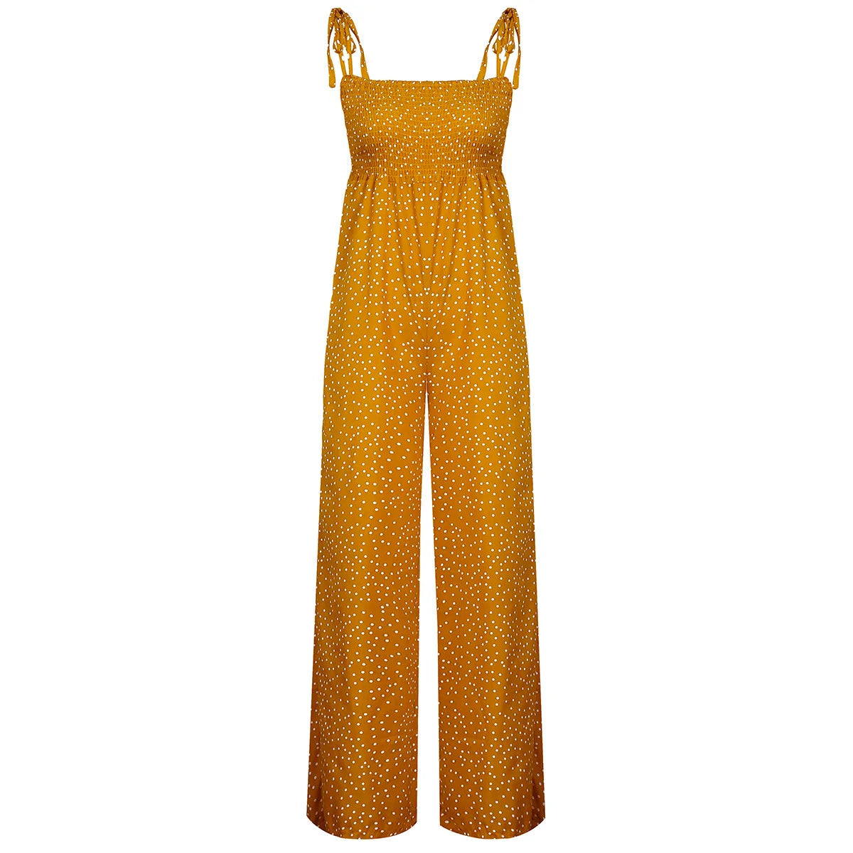 Summer Strap Backless Wide Leg Pants