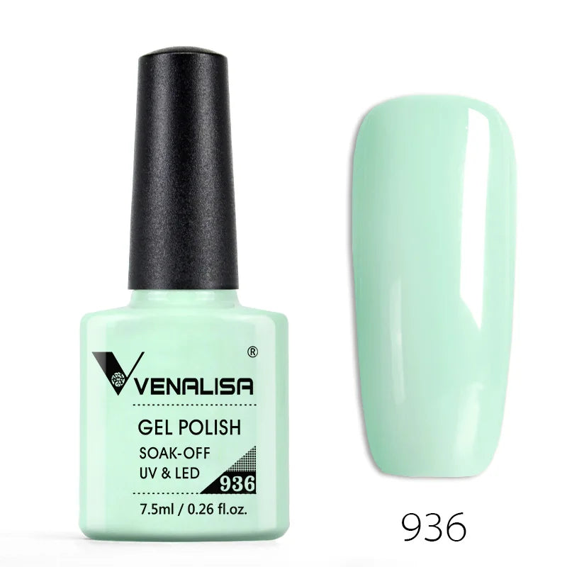 Nail Gel Polish Semi Permanent Gellack Nail Art Salon 120 Color Glitter 7.5ml