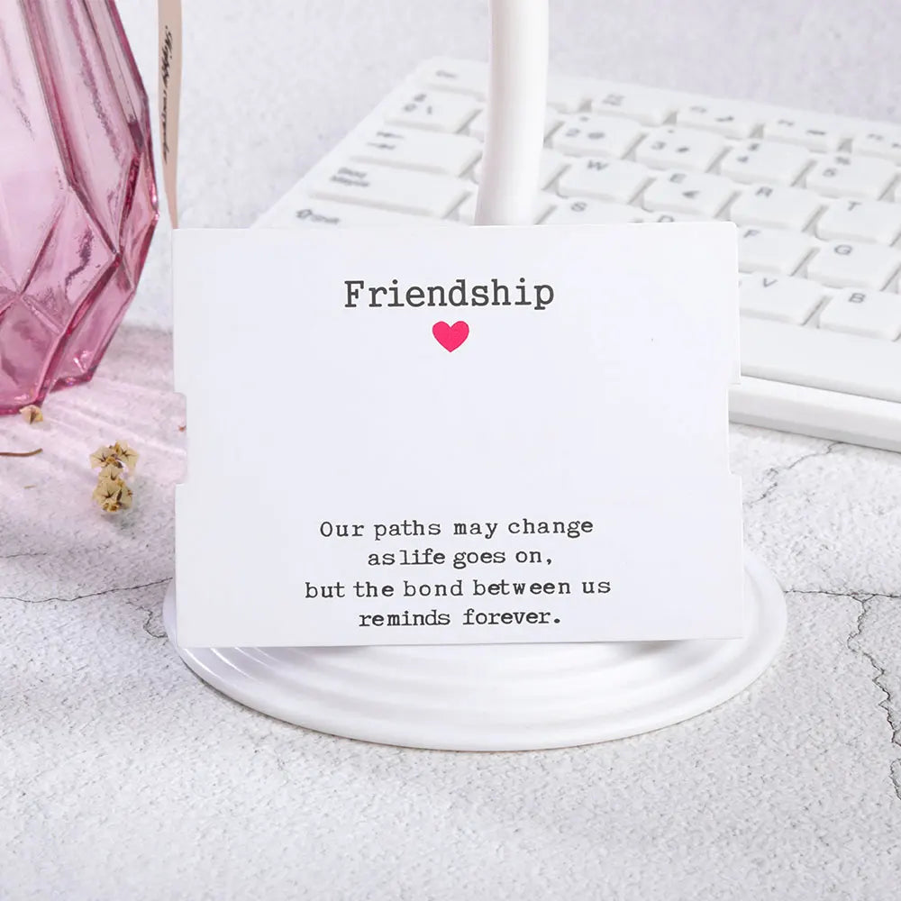 100Pcs/Lot Bracelets Necklaces Display Cards for Jewelry Boxed and Packaging Cardboard Hang Tag Card Friendship Cards 7x9cm