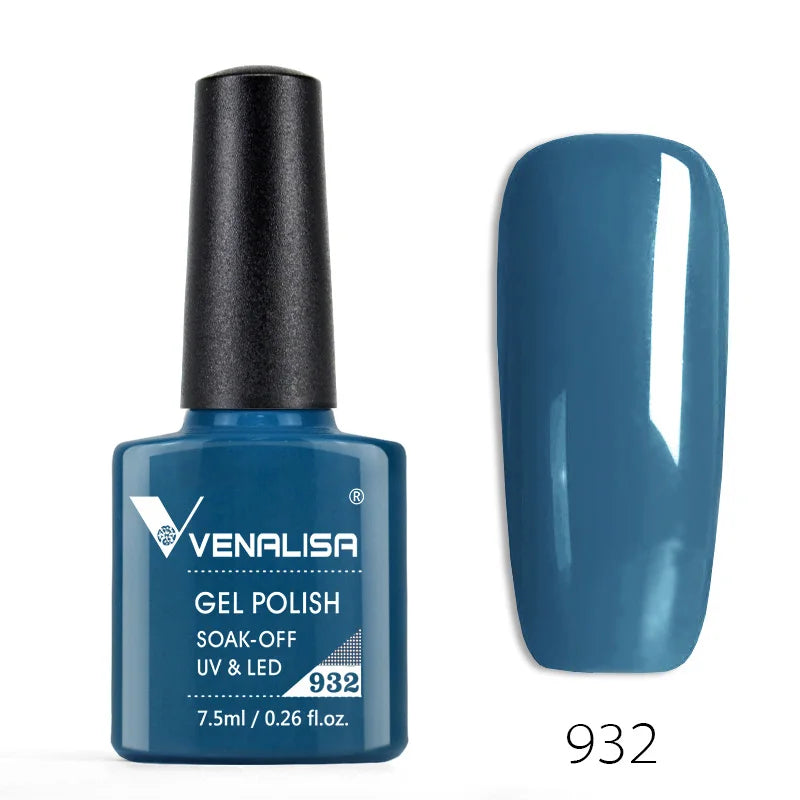 Nail Gel Polish Semi Permanent Gellack Nail Art Salon 120 Color Glitter 7.5ml