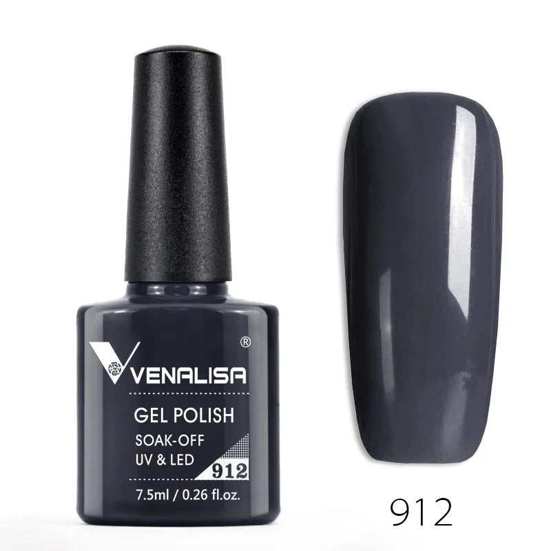 Nail Gel Polish Semi Permanent Gellack Nail Art Salon 120 Color Glitter 7.5ml