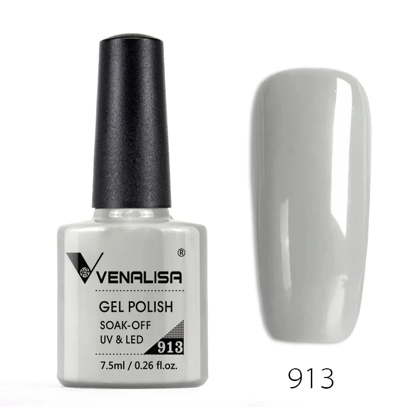 Nail Gel Polish Semi Permanent Gellack Nail Art Salon 120 Color Glitter 7.5ml
