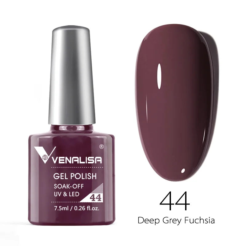 Nail Gel Polish Semi Permanent Gellack Nail Art Salon 120 Color Glitter 7.5ml