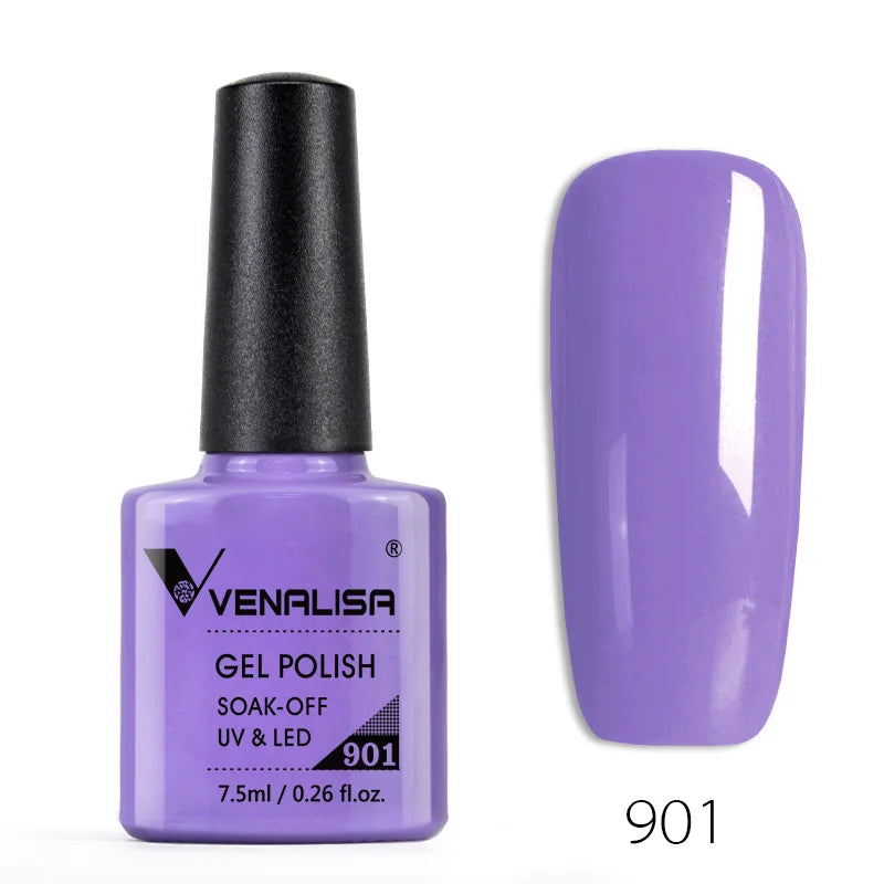 Nail Gel Polish Semi Permanent Gellack Nail Art Salon 120 Color Glitter 7.5ml
