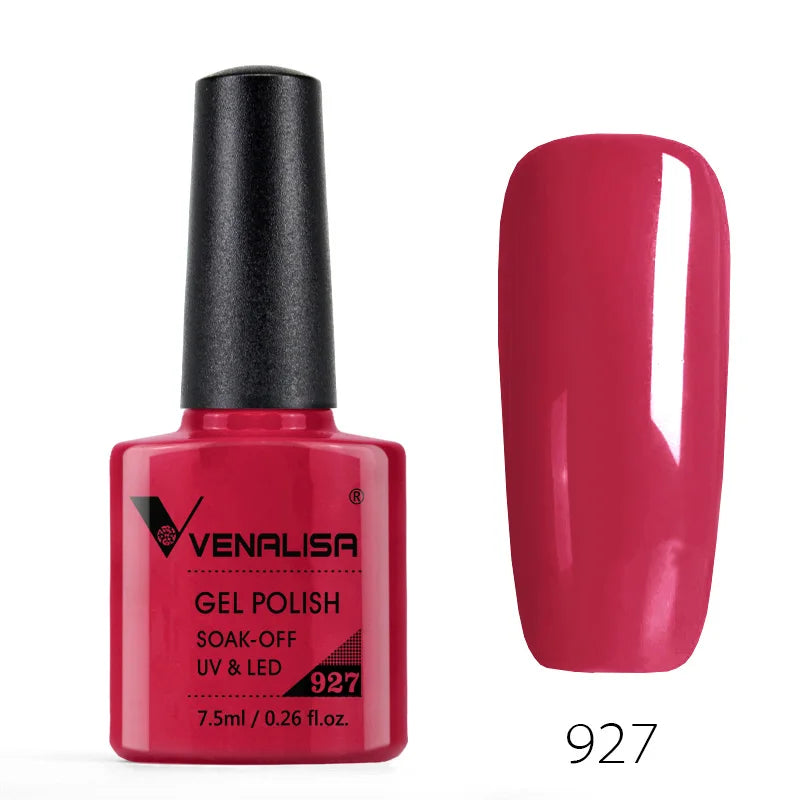 Nail Gel Polish Semi Permanent Gellack Nail Art Salon 120 Color Glitter 7.5ml