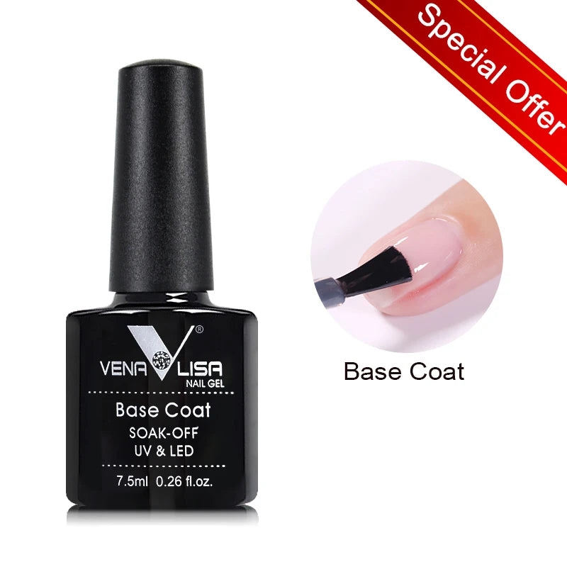 Nail Gel Polish Semi Permanent Gellack Nail Art Salon 120 Color Glitter 7.5ml
