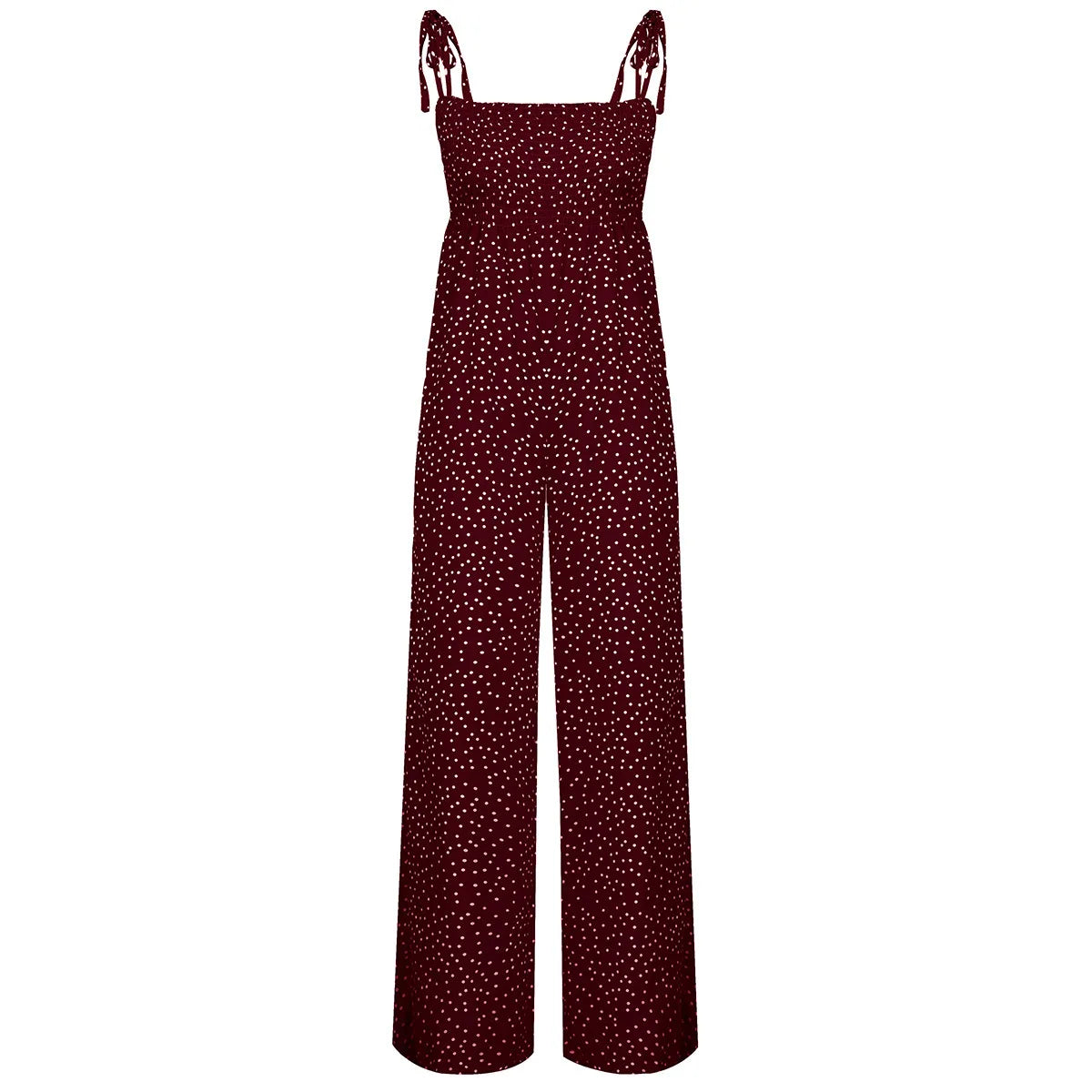 Summer Strap Backless Wide Leg Pants