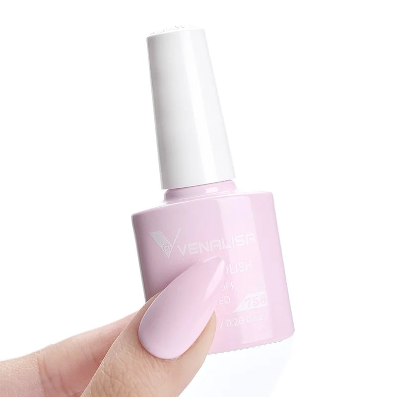 Nail Gel Polish Semi Permanent Gellack Nail Art Salon 120 Color Glitter 7.5ml
