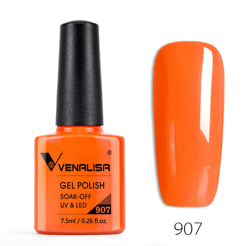 Nail Gel Polish Semi Permanent Gellack Nail Art Salon 120 Color Glitter 7.5ml