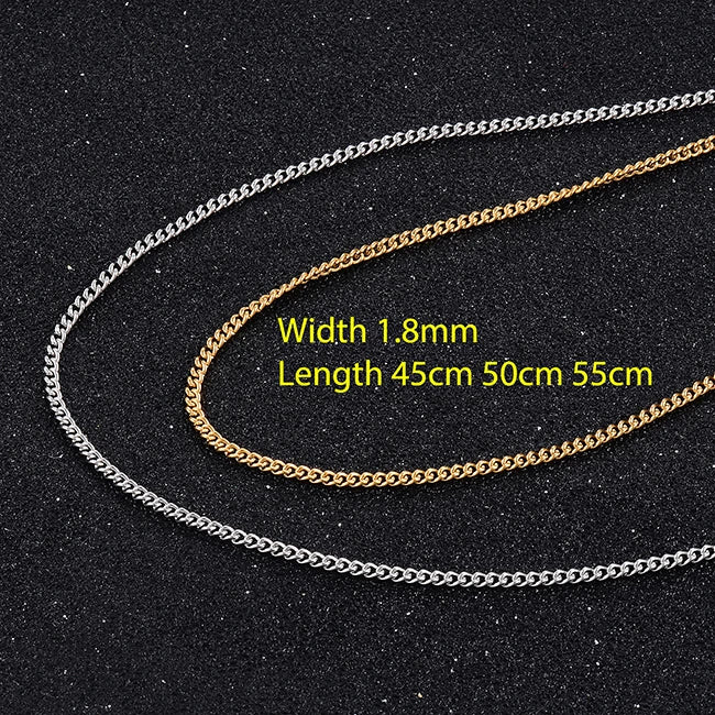 Stainless Steel Chain High Quality Gold Color Necklace