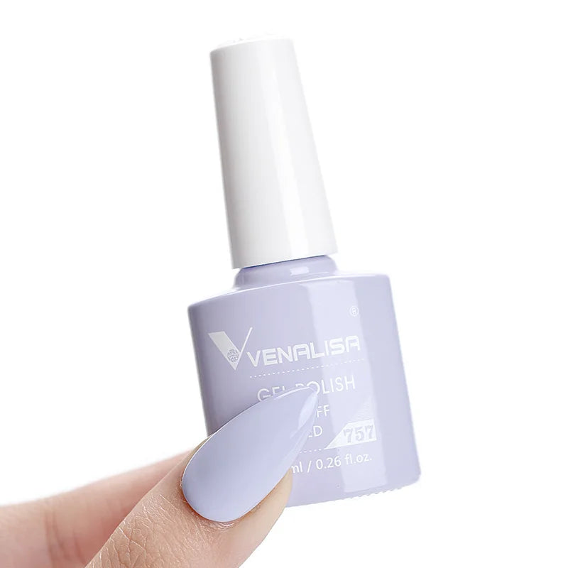 Nail Gel Polish Semi Permanent Gellack Nail Art Salon 120 Color Glitter 7.5ml
