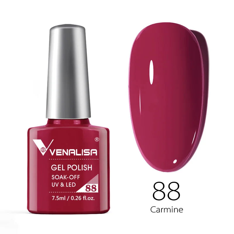 Nail Gel Polish Semi Permanent Gellack Nail Art Salon 120 Color Glitter 7.5ml