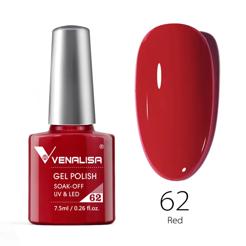 Nail Gel Polish Semi Permanent Gellack Nail Art Salon 120 Color Glitter 7.5ml