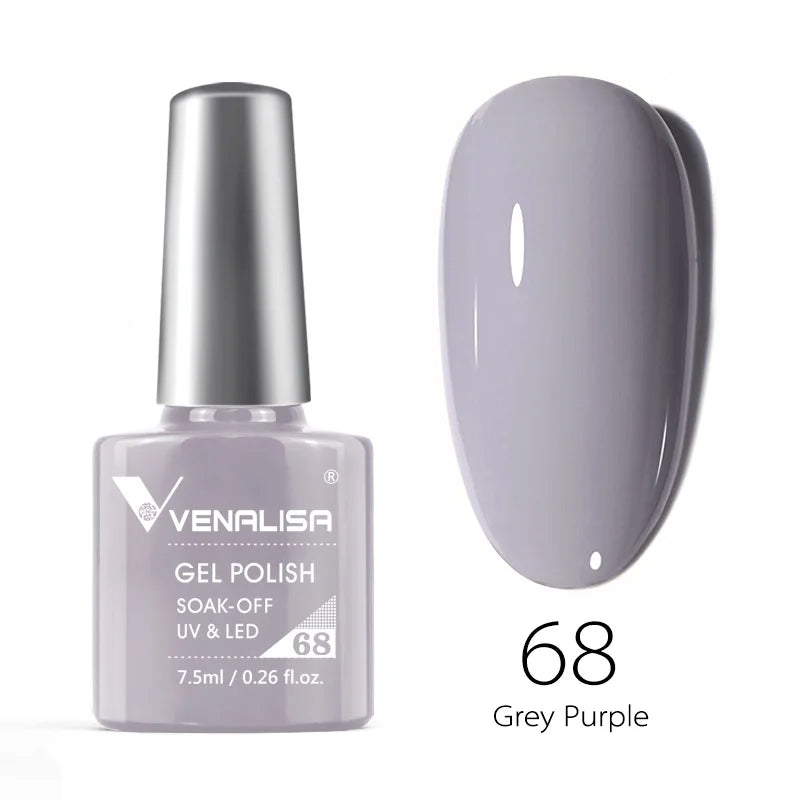 Nail Gel Polish Semi Permanent Gellack Nail Art Salon 120 Color Glitter 7.5ml