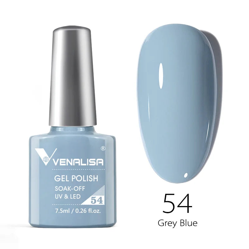 Nail Gel Polish Semi Permanent Gellack Nail Art Salon 120 Color Glitter 7.5ml