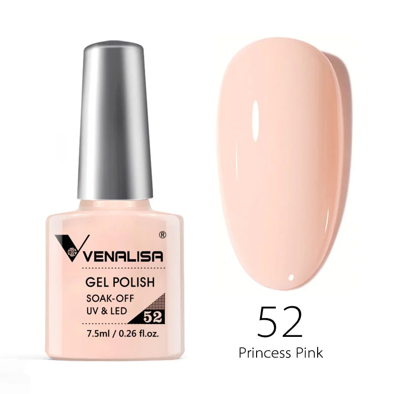 Nail Gel Polish Semi Permanent Gellack Nail Art Salon 120 Color Glitter 7.5ml