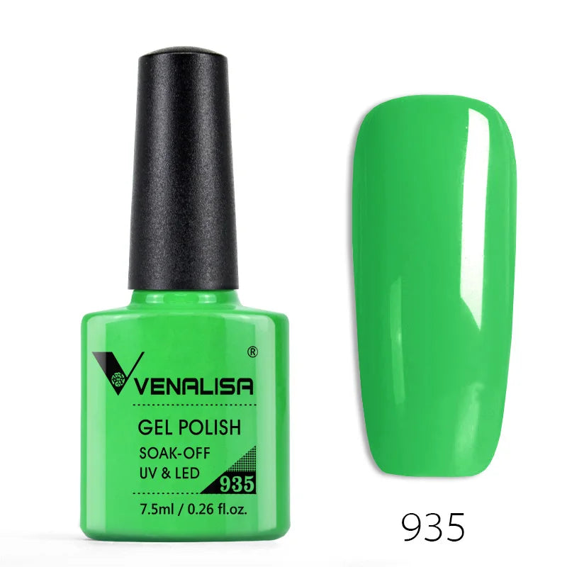 Nail Gel Polish Semi Permanent Gellack Nail Art Salon 120 Color Glitter 7.5ml