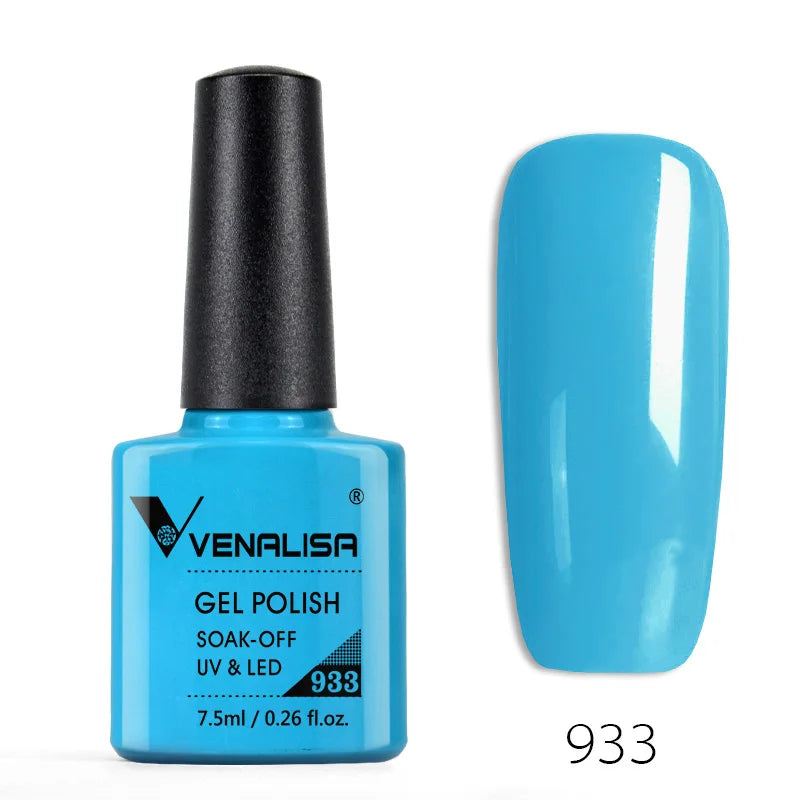 Nail Gel Polish Semi Permanent Gellack Nail Art Salon 120 Color Glitter 7.5ml