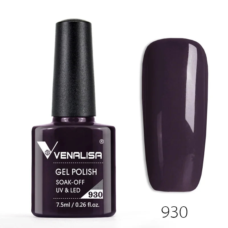 Nail Gel Polish Semi Permanent Gellack Nail Art Salon 120 Color Glitter 7.5ml
