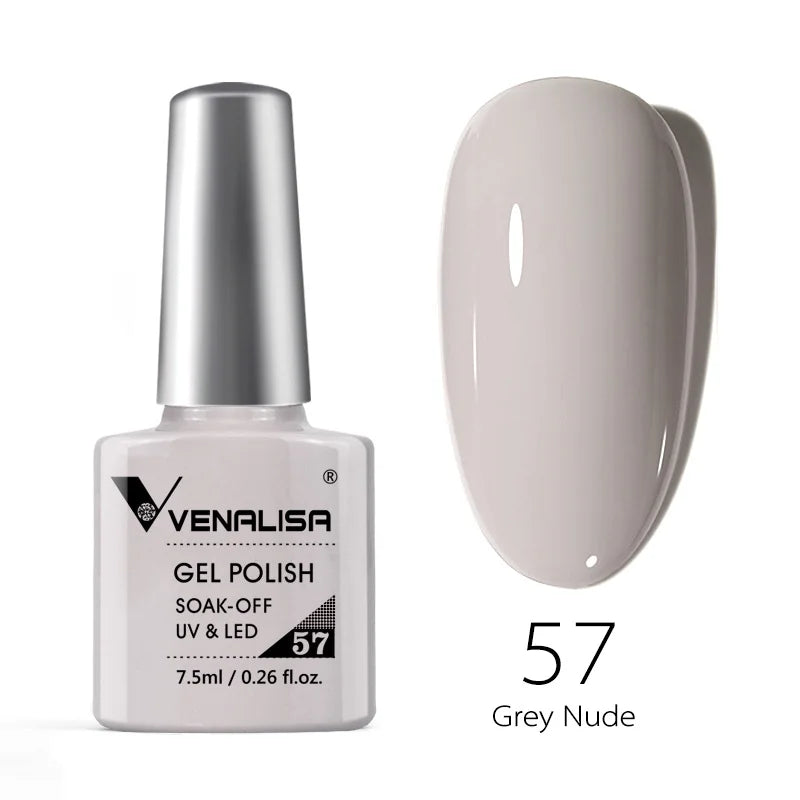 Nail Gel Polish Semi Permanent Gellack Nail Art Salon 120 Color Glitter 7.5ml