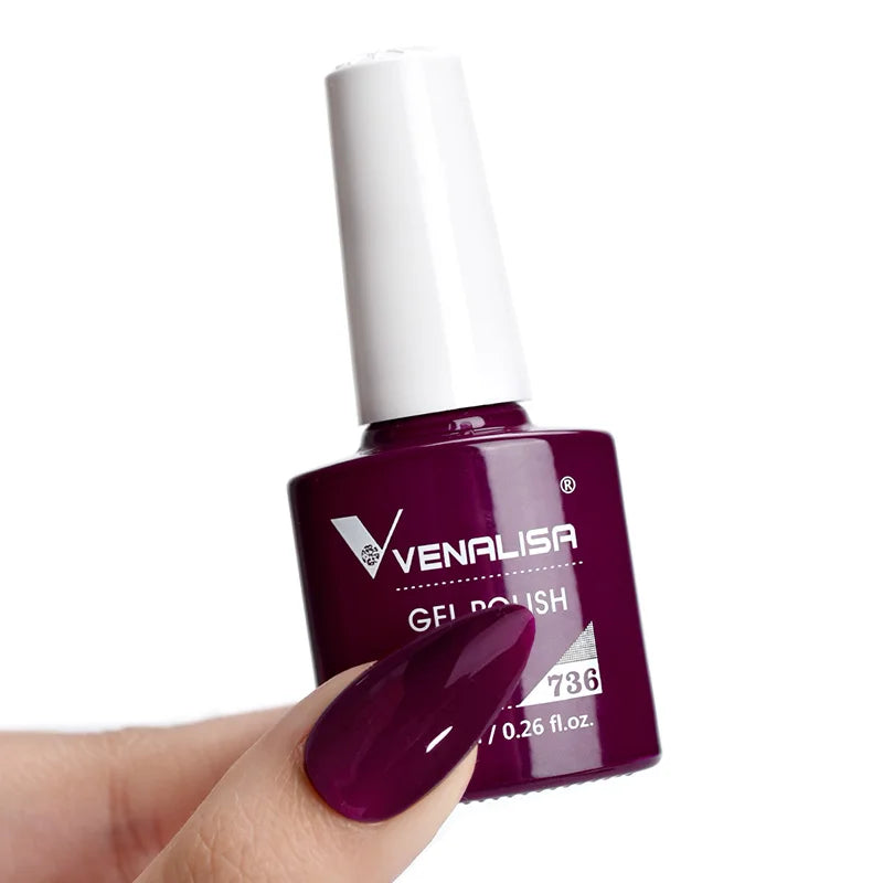 Nail Gel Polish Semi Permanent Gellack Nail Art Salon 120 Color Glitter 7.5ml