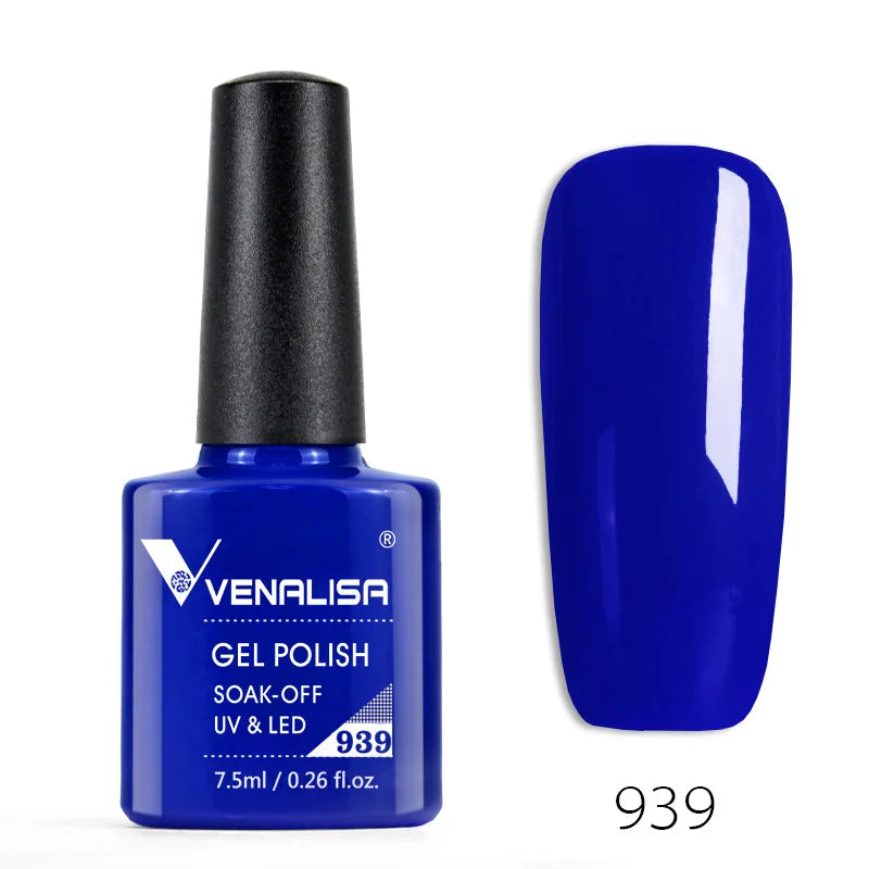 Nail Gel Polish Semi Permanent Gellack Nail Art Salon 120 Color Glitter 7.5ml
