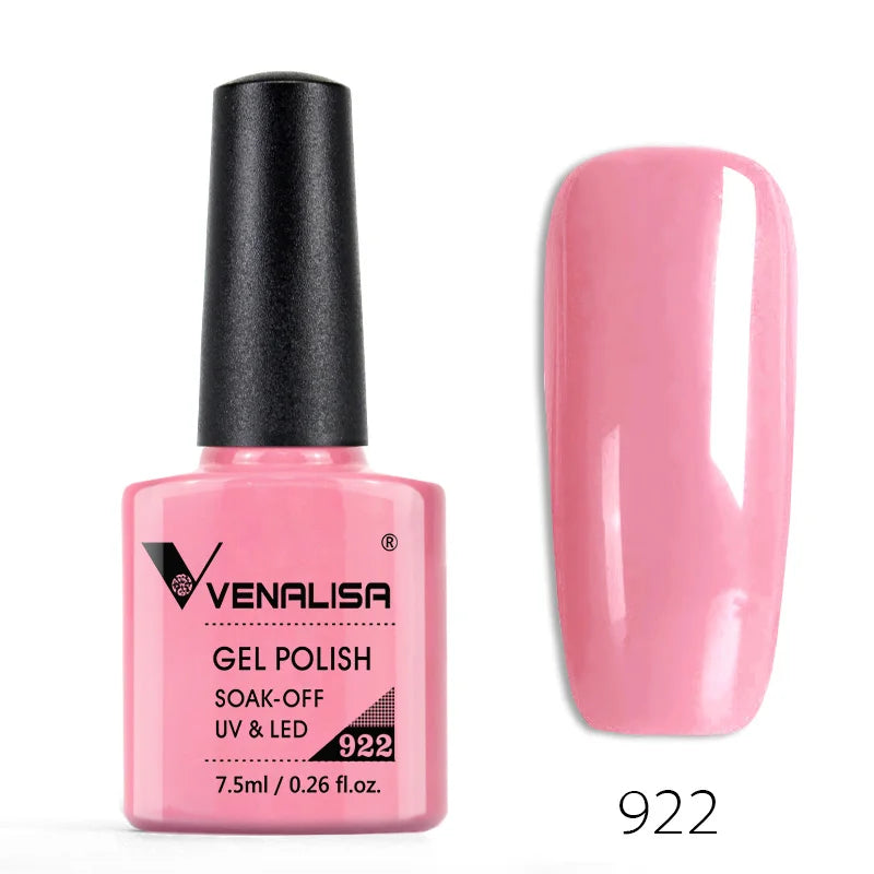 Nail Gel Polish Semi Permanent Gellack Nail Art Salon 120 Color Glitter 7.5ml