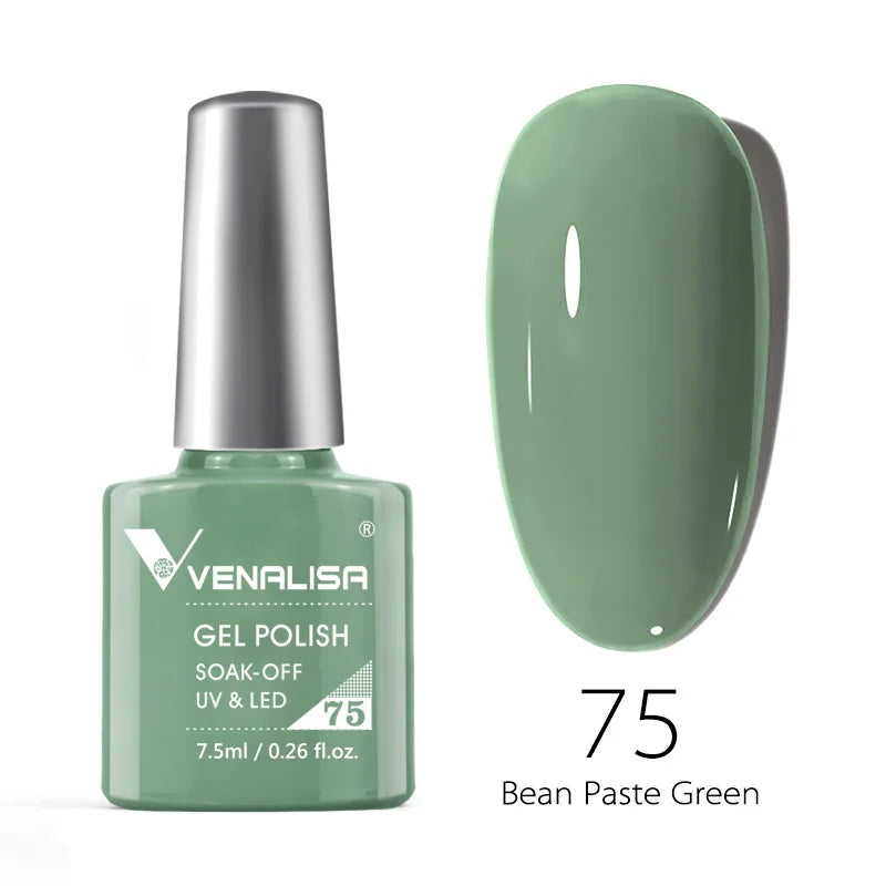 Nail Gel Polish Semi Permanent Gellack Nail Art Salon 120 Color Glitter 7.5ml