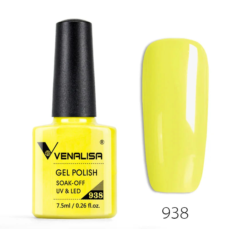 Nail Gel Polish Semi Permanent Gellack Nail Art Salon 120 Color Glitter 7.5ml