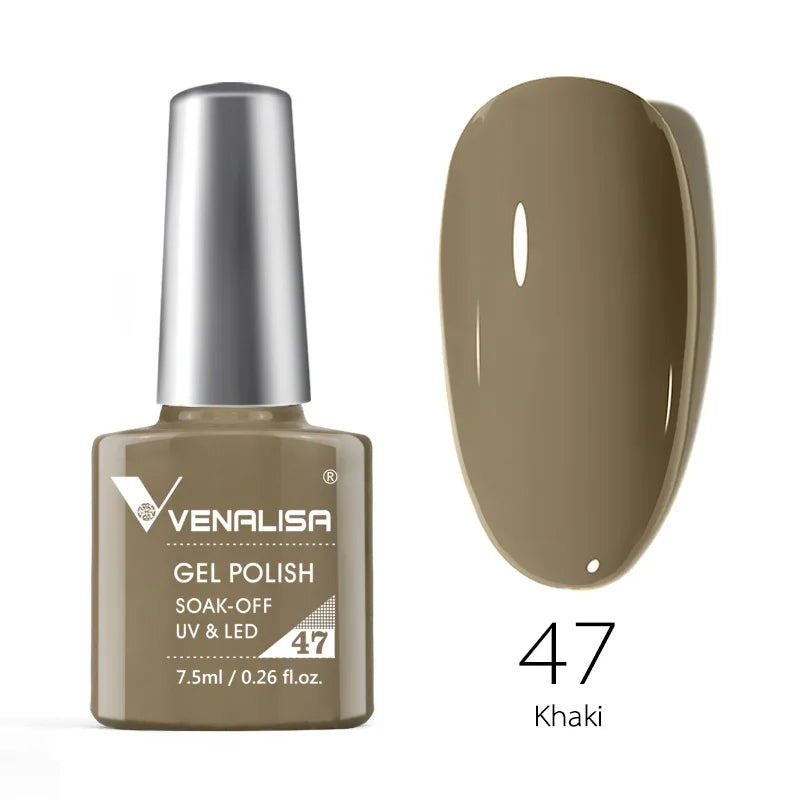 Nail Gel Polish Semi Permanent Gellack Nail Art Salon 120 Color Glitter 7.5ml