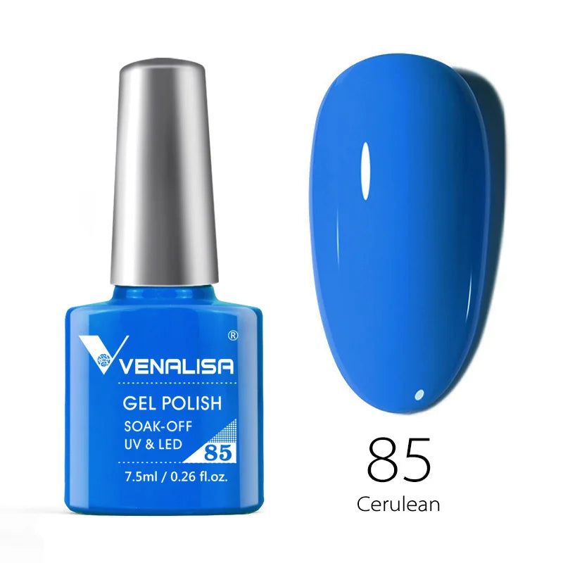 Nail Gel Polish Semi Permanent Gellack Nail Art Salon 120 Color Glitter 7.5ml