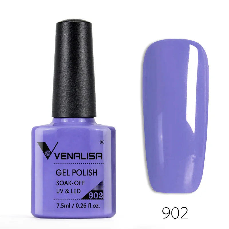Nail Gel Polish Semi Permanent Gellack Nail Art Salon 120 Color Glitter 7.5ml