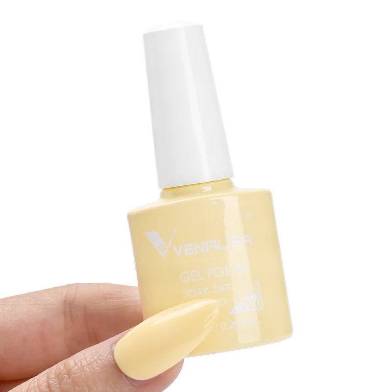 Nail Gel Polish Semi Permanent Gellack Nail Art Salon 120 Color Glitter 7.5ml