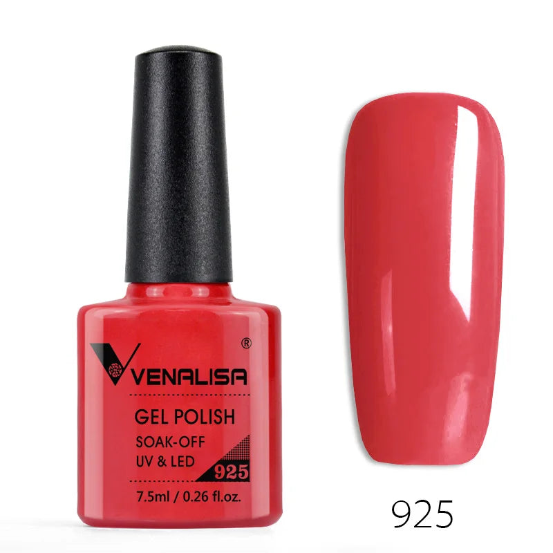 Nail Gel Polish Semi Permanent Gellack Nail Art Salon 120 Color Glitter 7.5ml