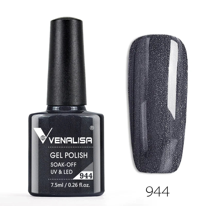 Nail Gel Polish Semi Permanent Gellack Nail Art Salon 120 Color Glitter 7.5ml