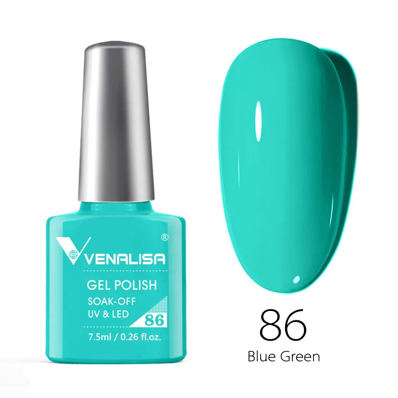 Nail Gel Polish Semi Permanent Gellack Nail Art Salon 120 Color Glitter 7.5ml