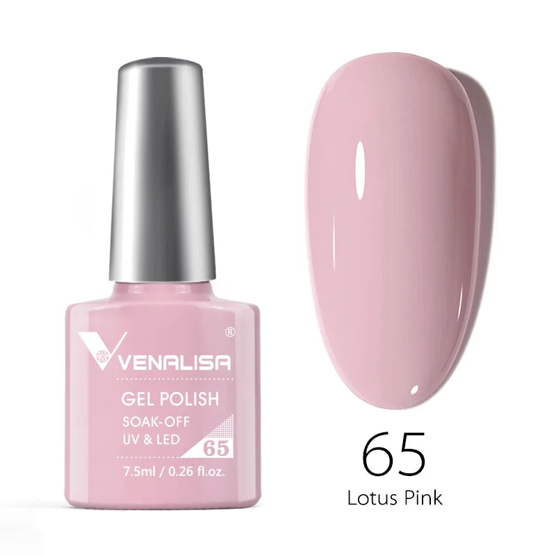 Nail Gel Polish Semi Permanent Gellack Nail Art Salon 120 Color Glitter 7.5ml