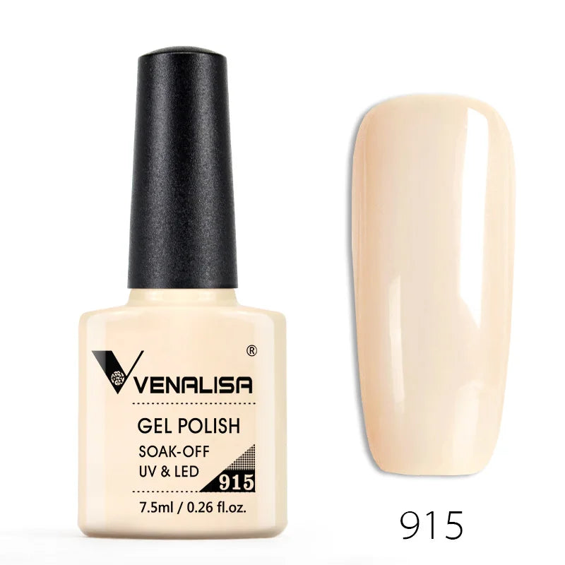 Nail Gel Polish Semi Permanent Gellack Nail Art Salon 120 Color Glitter 7.5ml
