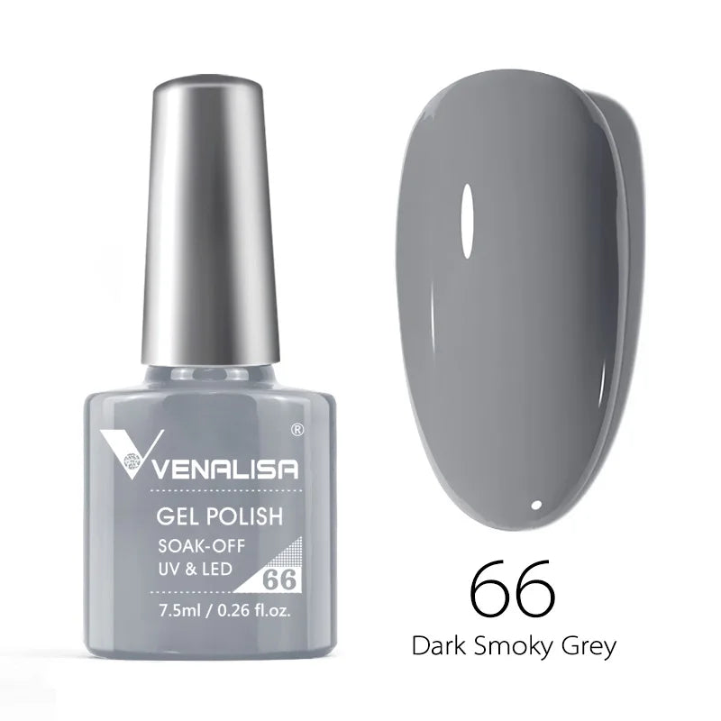 Nail Gel Polish Semi Permanent Gellack Nail Art Salon 120 Color Glitter 7.5ml