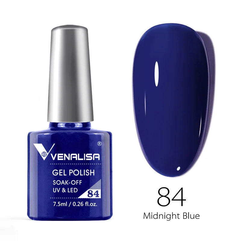 Nail Gel Polish Semi Permanent Gellack Nail Art Salon 120 Color Glitter 7.5ml