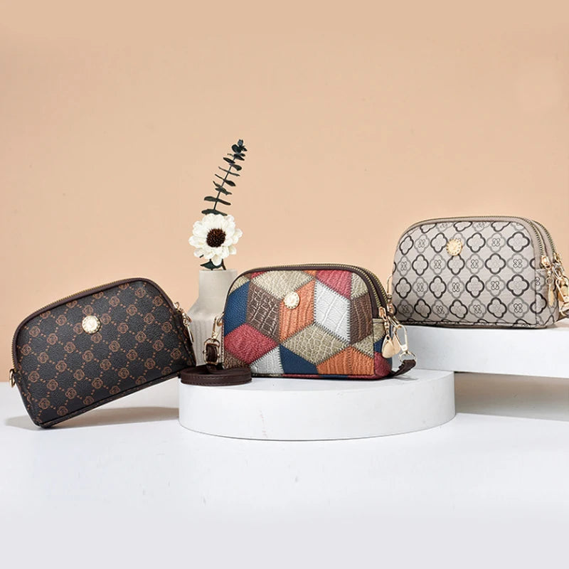 Shell Bag Patchwork Hobo