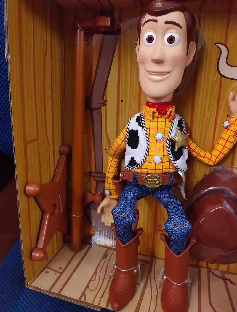 Cartoon Sound-Making Toy Disney Pixar Toy Story Buzz Lightyear Jessie Woody Talking Doll Collected Birthday Gift Toy For Fans