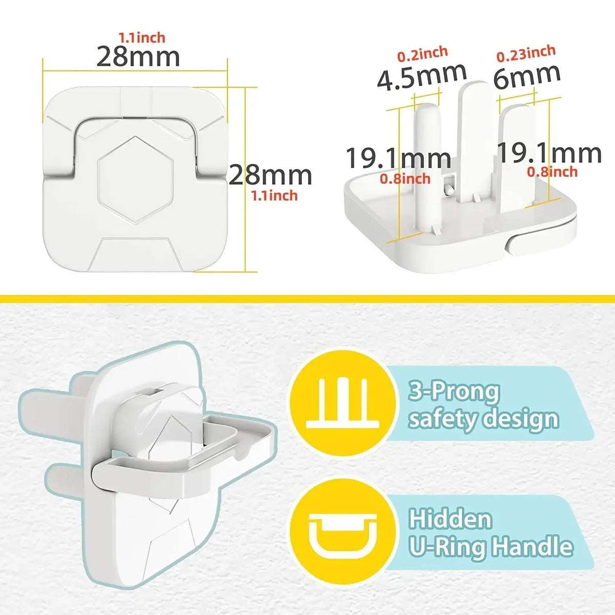 10pcs Outlet Covers Baby Proofing Safety
