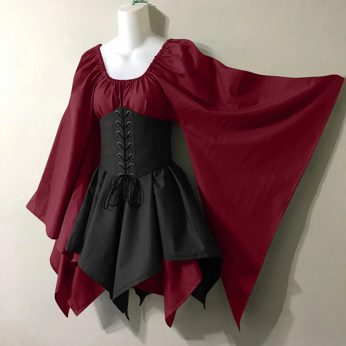 Halloween Cosplay Vintage Fairy Elf Costume Dress