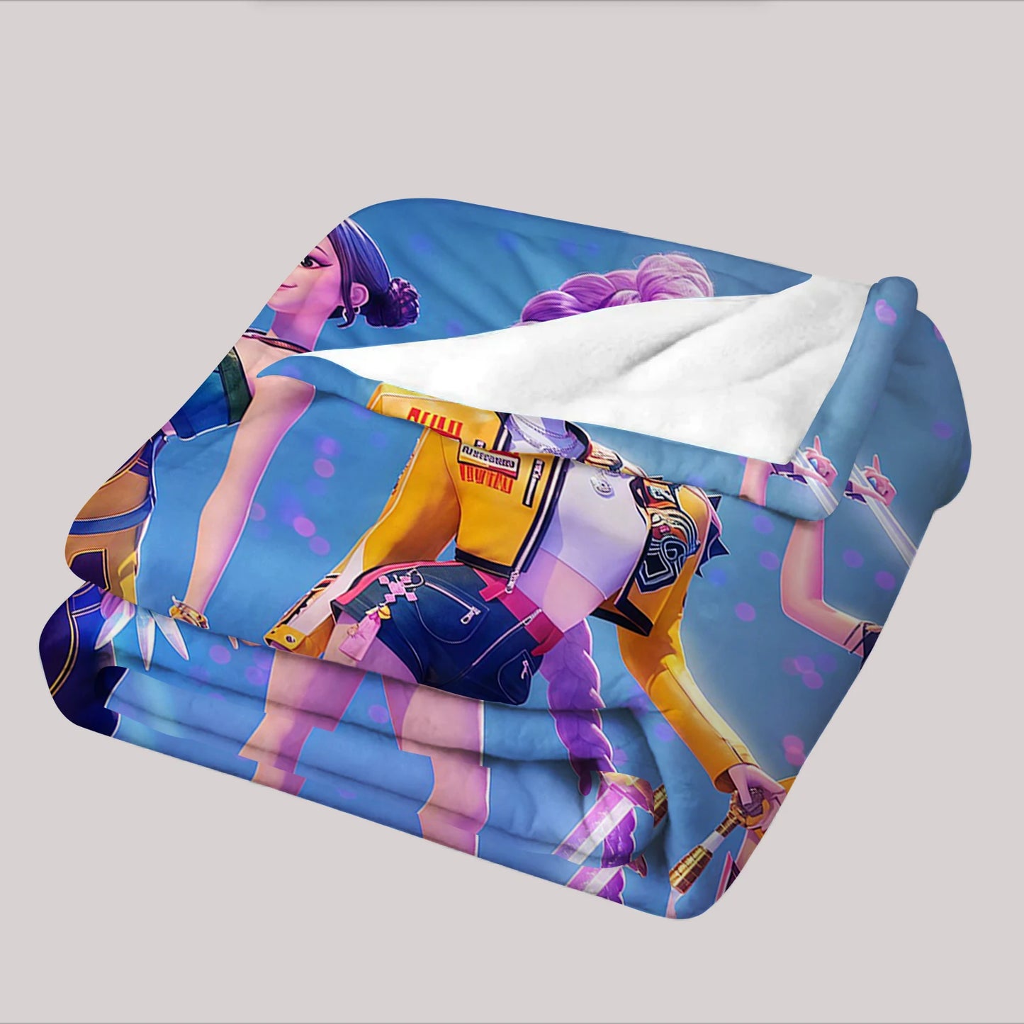 Demon Hunter Lightweight Microfiber Soft Fleece Blanket