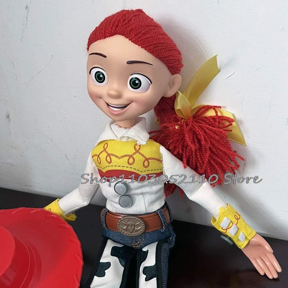 Toy Story 4 Talking Woody Jessie Action Figure Sing Soft Cute  Anime Figure Decoration Birthday Model Gift Toys