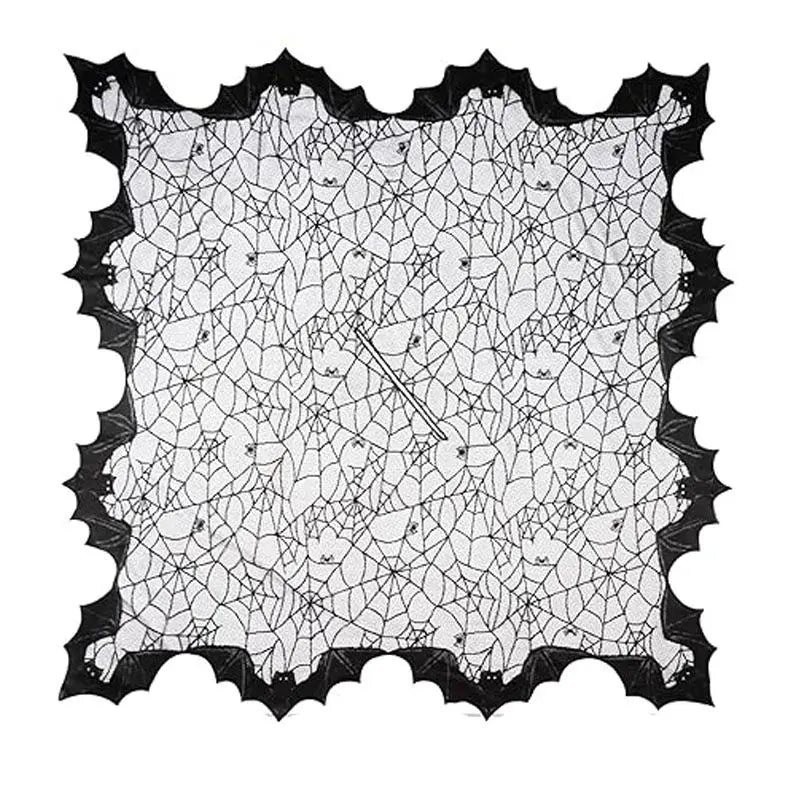 New Halloween Cloak Black Lace Cobweb