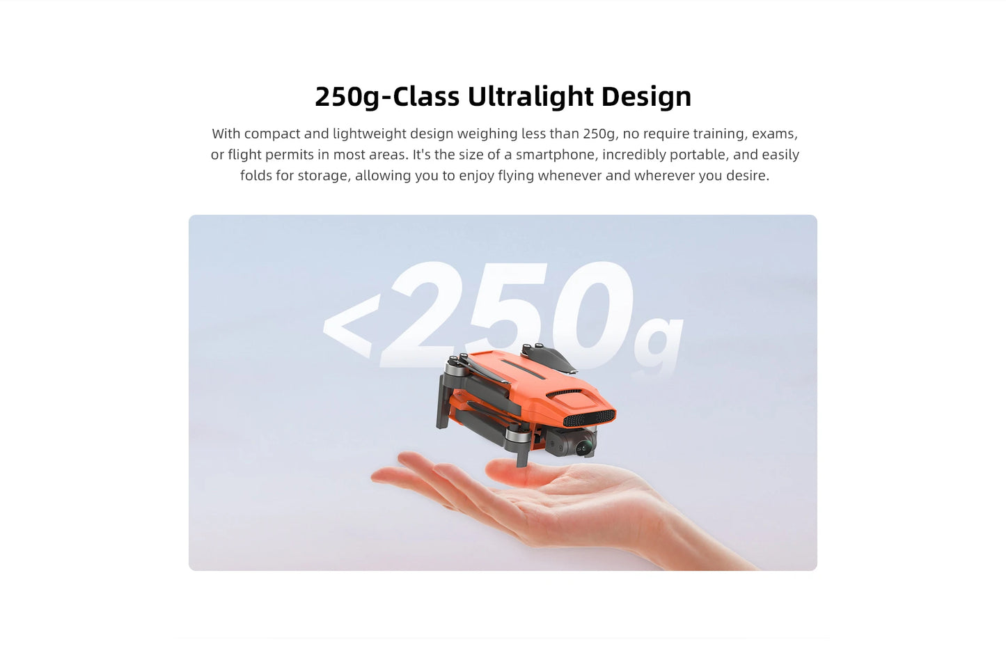 FIMI MINI 3 Portable Camera Drone GPS Foldable RC Quadcopter For Travel Shooting Beginners
